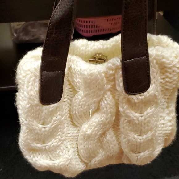 Handbags - Small sweater knit bag